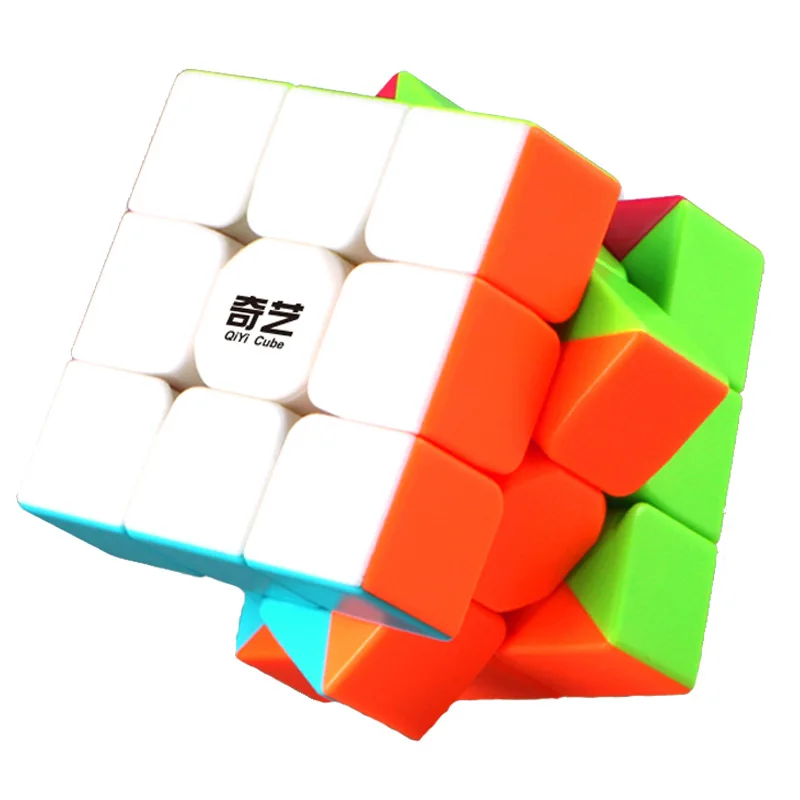 QiYi парусный куб 3x3 скорости волшебный Нео Рубикс Куб Черный Профессиональный