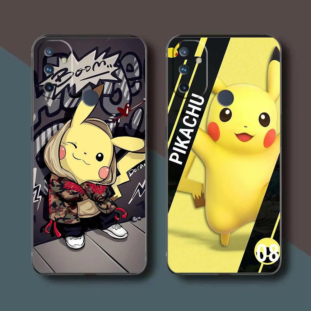 

Cute P-Pokemon P-Pikachu Funda Case For Oneplus 9 8 8T 7 7T 6 6T 5 5T NORD N100 N10 2 CE 5G Pro Nokia 3.1 6 7 7.1 Plus Case Para