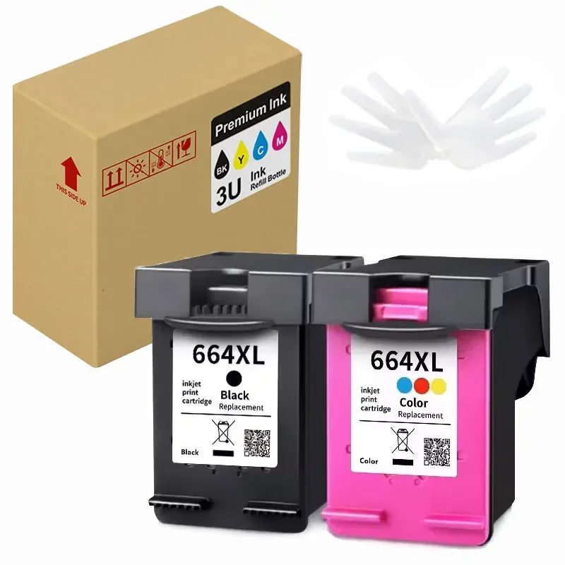Фото Чернильный картридж 3U 664 664XL, совместимый с принтером HP Deskjet Ink Advantage 1115 2135 3635 2138 3636 3638 4535 4536 4538 4675 №1