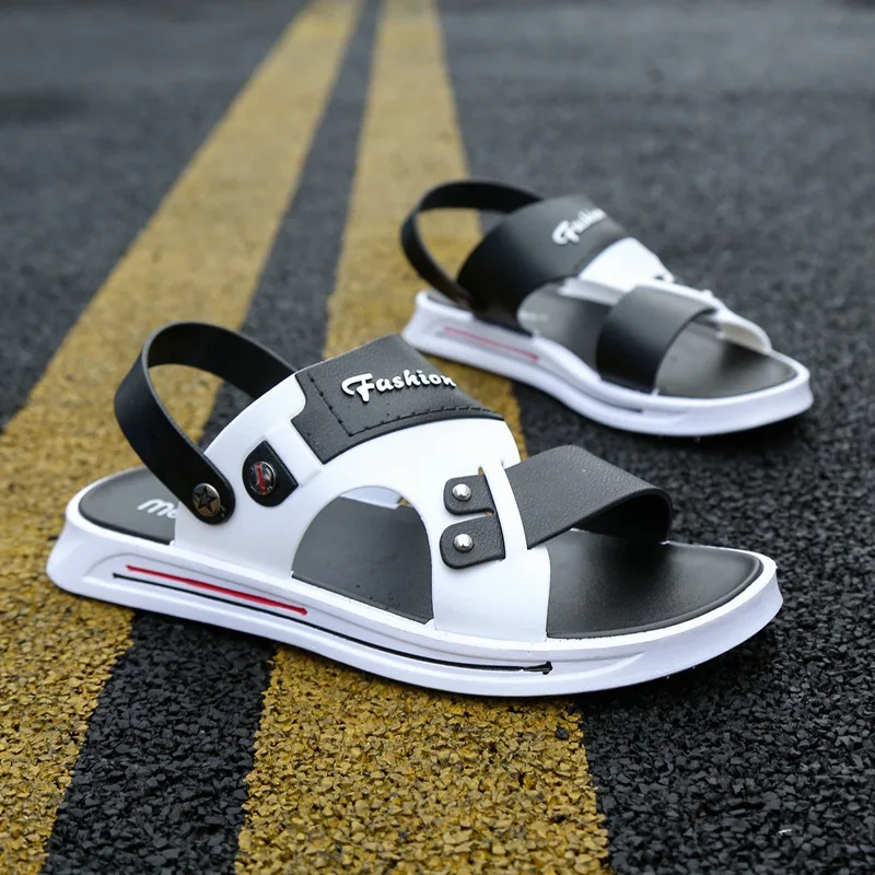 

Summer sandals, men's driving slippers, home and outdoor wear, anti slip and wear-resistant fashion, adult beach leisure