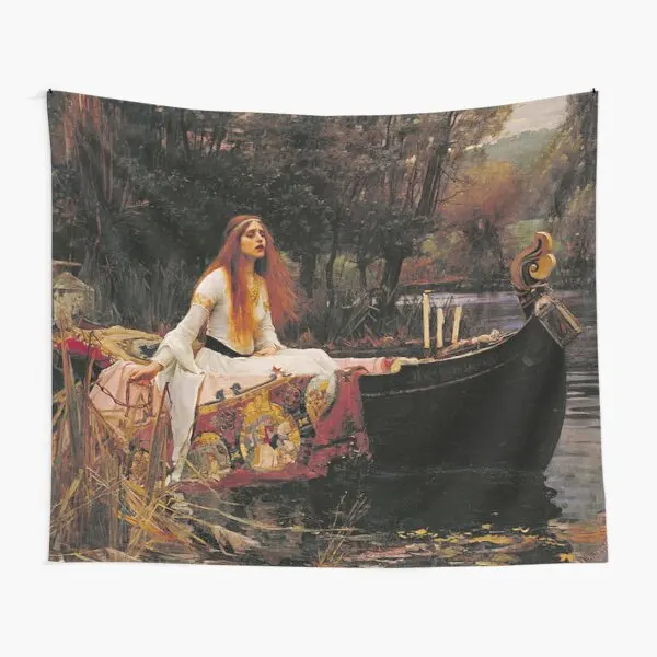 

Украшение для дома с изображением леди шалота, красивое одеяло с принтом для путешествий, цветное настенное украшение для гостиной