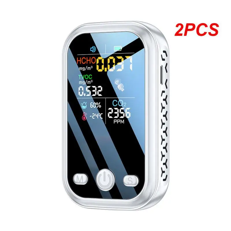 

2 шт., многофункциональный цифровой тестер температуры и влажности, 5 в 1