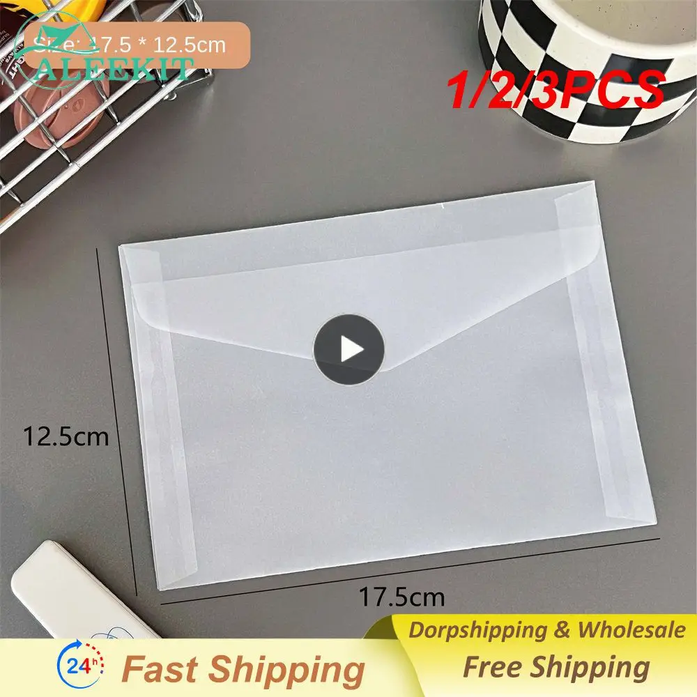 

1/2/3 шт./партия, полупрозрачные конверты из серной кислоты