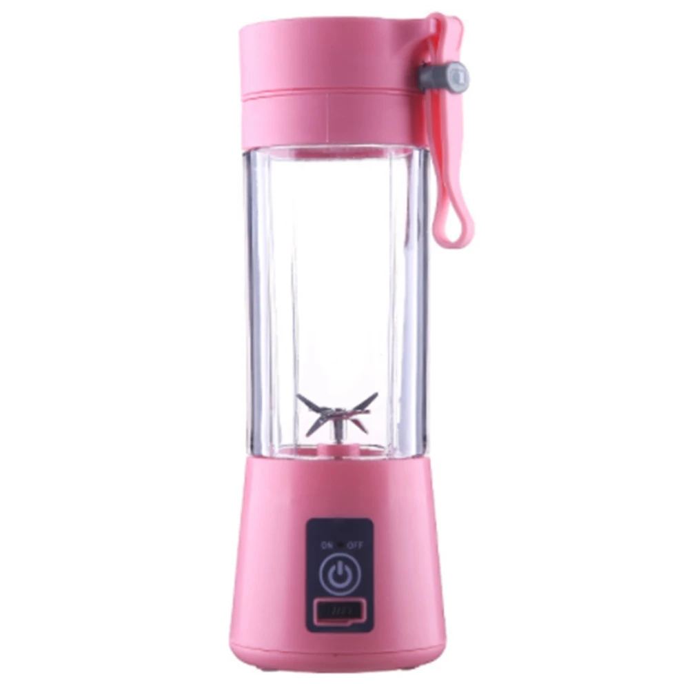 

Portable 4 Blades Electric Juice Fruit Blender Cup Bottle Mixer Smoothie USB Rechargeable for Gym Travel A