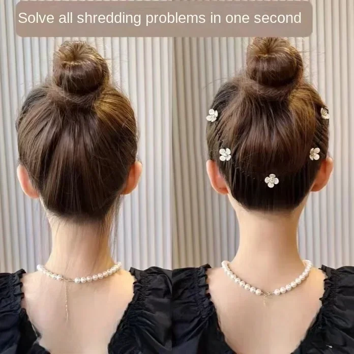 Шпилька для волос с невидимыми цветами женские изогнутые челки фиксированными