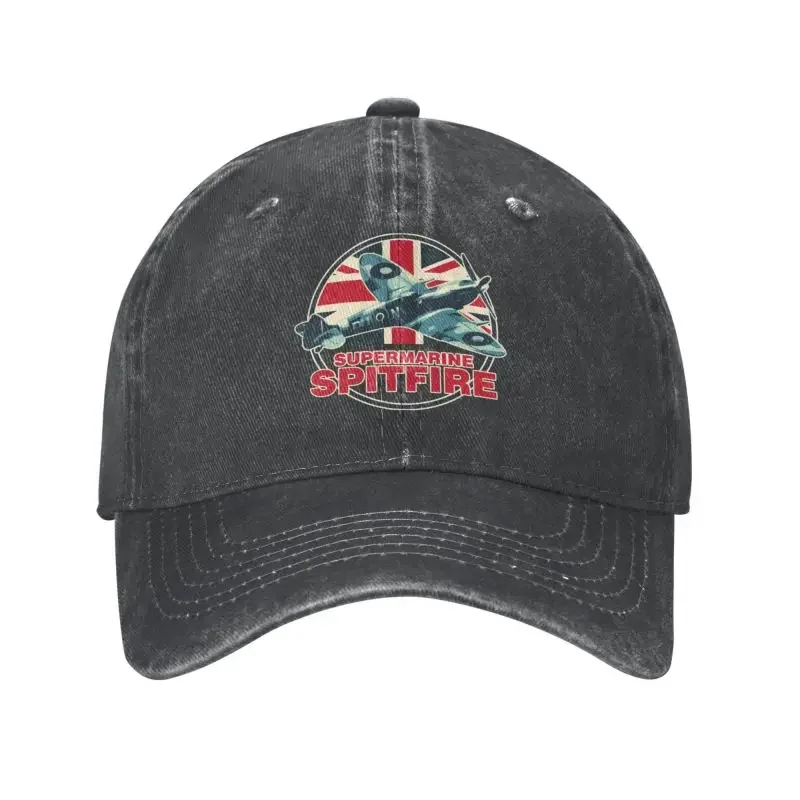 

Unisex Cotton Spitfire RAF Supermarine Fighter Aircraft Plane Baseball Cap Adult Airplane British ww2 Dad Hat Men Women Outdoor