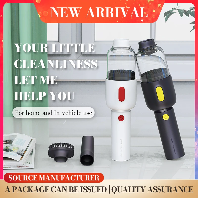 

Car Vacuum Cleaner Handheld Cordless Fast Charging Wireless Mini 3200Pa Home & Car Cordless Use With Auto Built-in Battrery Dual