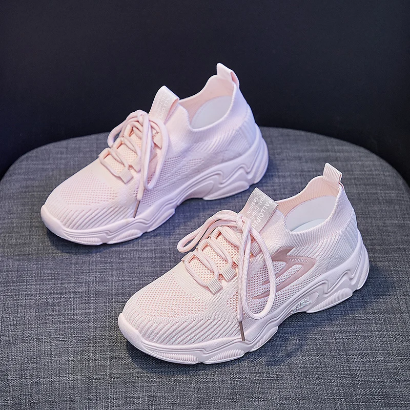 

2022 Women Casual Summer Sneakers Sports Shoes Gym Tenis Breathable Flat Slip on Outdoor Jogging Comfortable Zapatos De Mujer