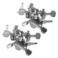 guitar sealed small peg tuning pegs tuners machine heads for acoustic electric guitar guitar parts silver 6r6l