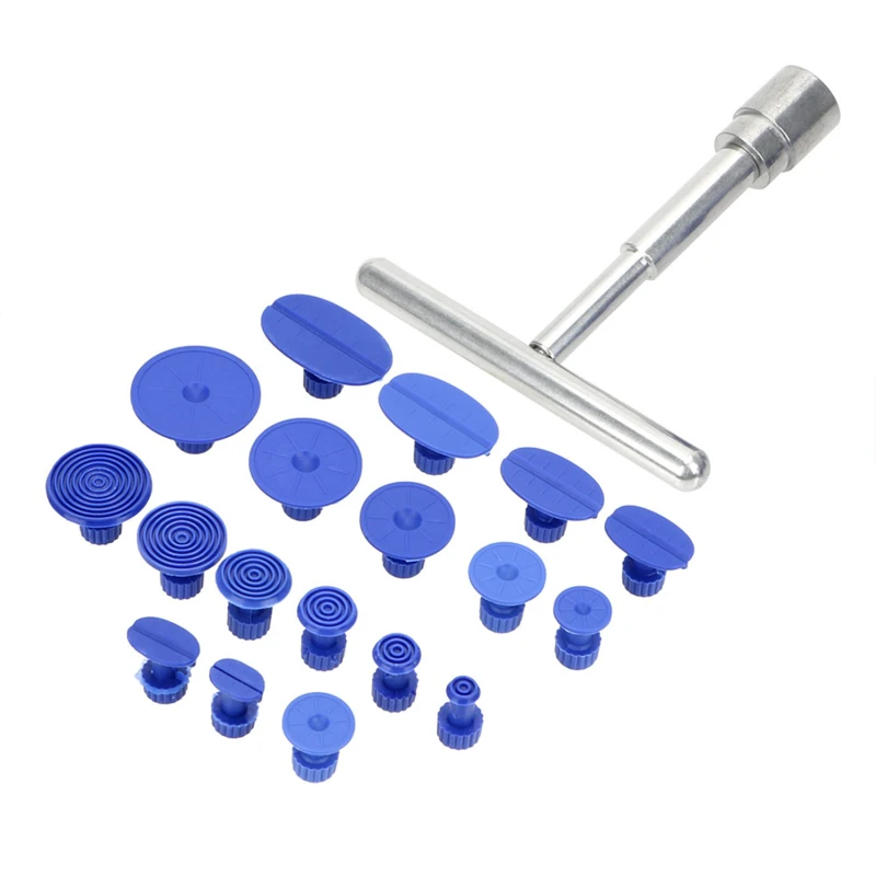 

Universal Car Dent Puller Plastic Suction Cup For Pulling Vehicle Remove Dents Tabs Sheet Metal Repair Tool Kit Hammer
