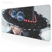anime one piece ace mousepad large hd xxl new mousepads mouse mat natural rubber anti slip office soft mouse mat