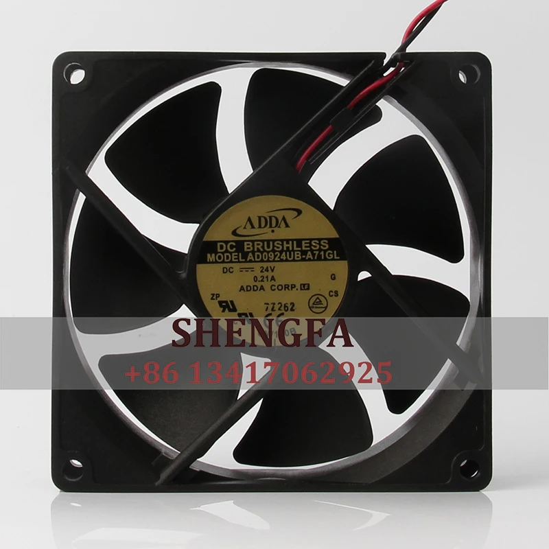 Чехол охлаждающий вентилятор для процессора, радиатор, осевой инвертор с высоким потоком воздуха для ADDA AD0924UB-A71GL 24V 0.21A 9CM 9025