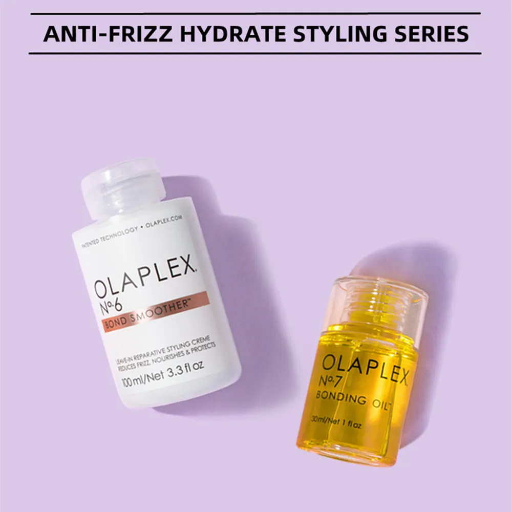 

OLAPLEX No.6/7 Bond Smoother Hair Care Products Repair Hair Structure Improve Damaged Split Ends Hair Bonding Essential Oil