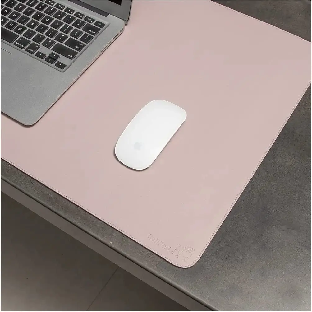 

NEW Dek Pad 120x60cm Em Couro Sintético Mouse Pad Gigante Fundo Aveludado (Rosa)