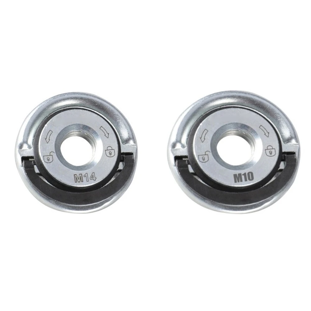 

Self Locking Grinder Pressure Plate Universal M10 M14 Thread Improve Grinding Efficiency Durable Carbon Steel Material 2PCS