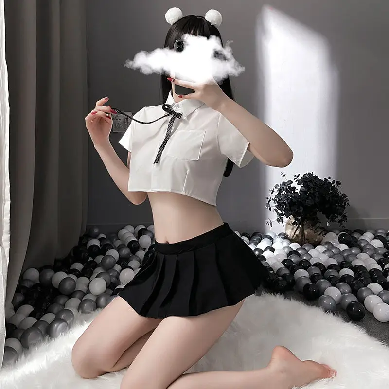 Японская барвечерние Вечеринка эротические костюмы для студентов сексуальное
