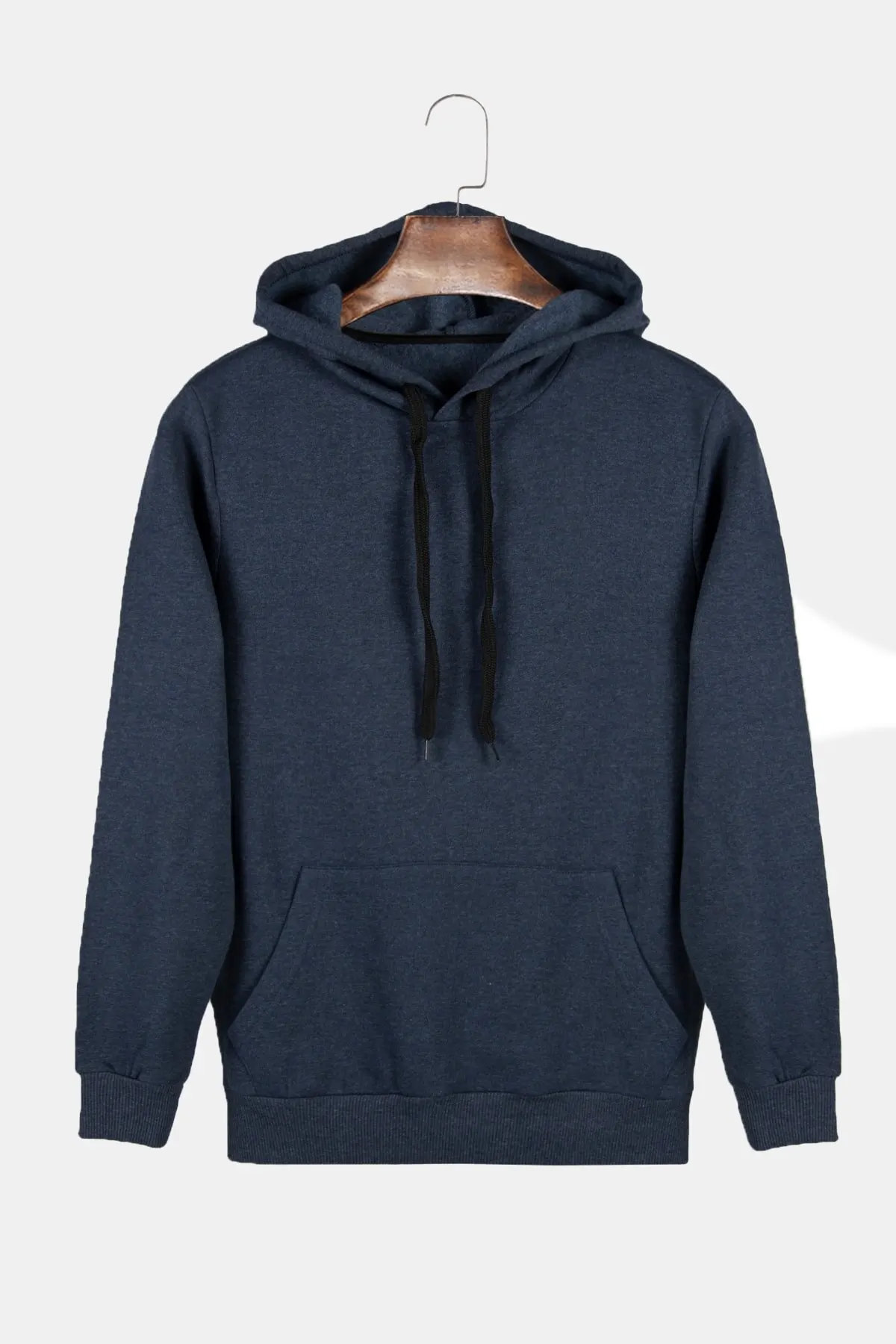 

Женская толстовка унисекс, Толстовка цвета индиго с принтом, облегающие толстовки с карманами-кенгуру, все сезонные пуловеры