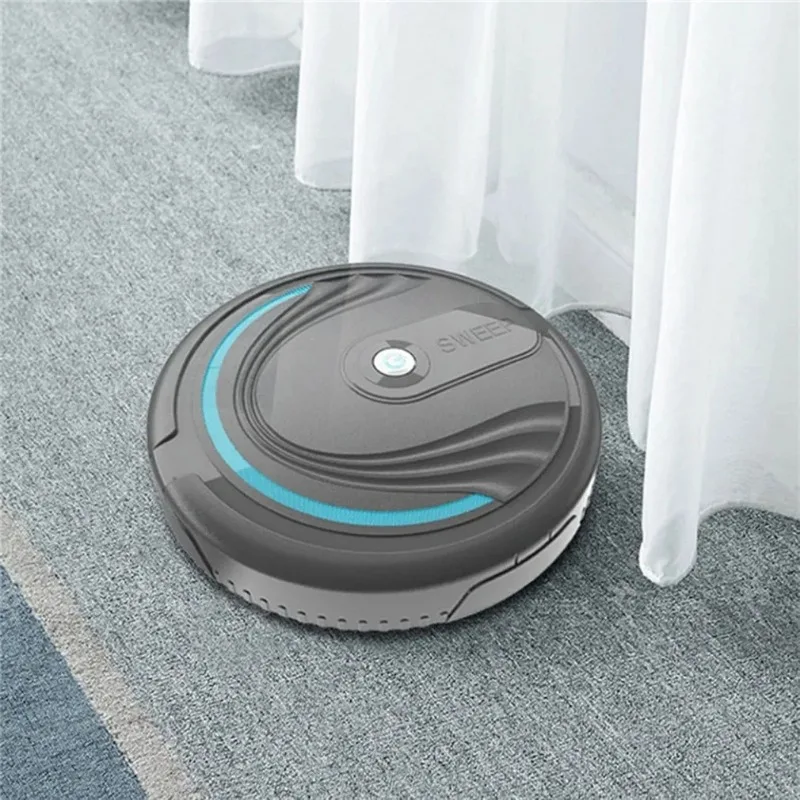 

Robot Vacuum Cleaner with Smart Sensor 3-In-1 Smart Sweeping Robot Rechargeable Multiple Cleaning Modes Sweeping House Cleaning