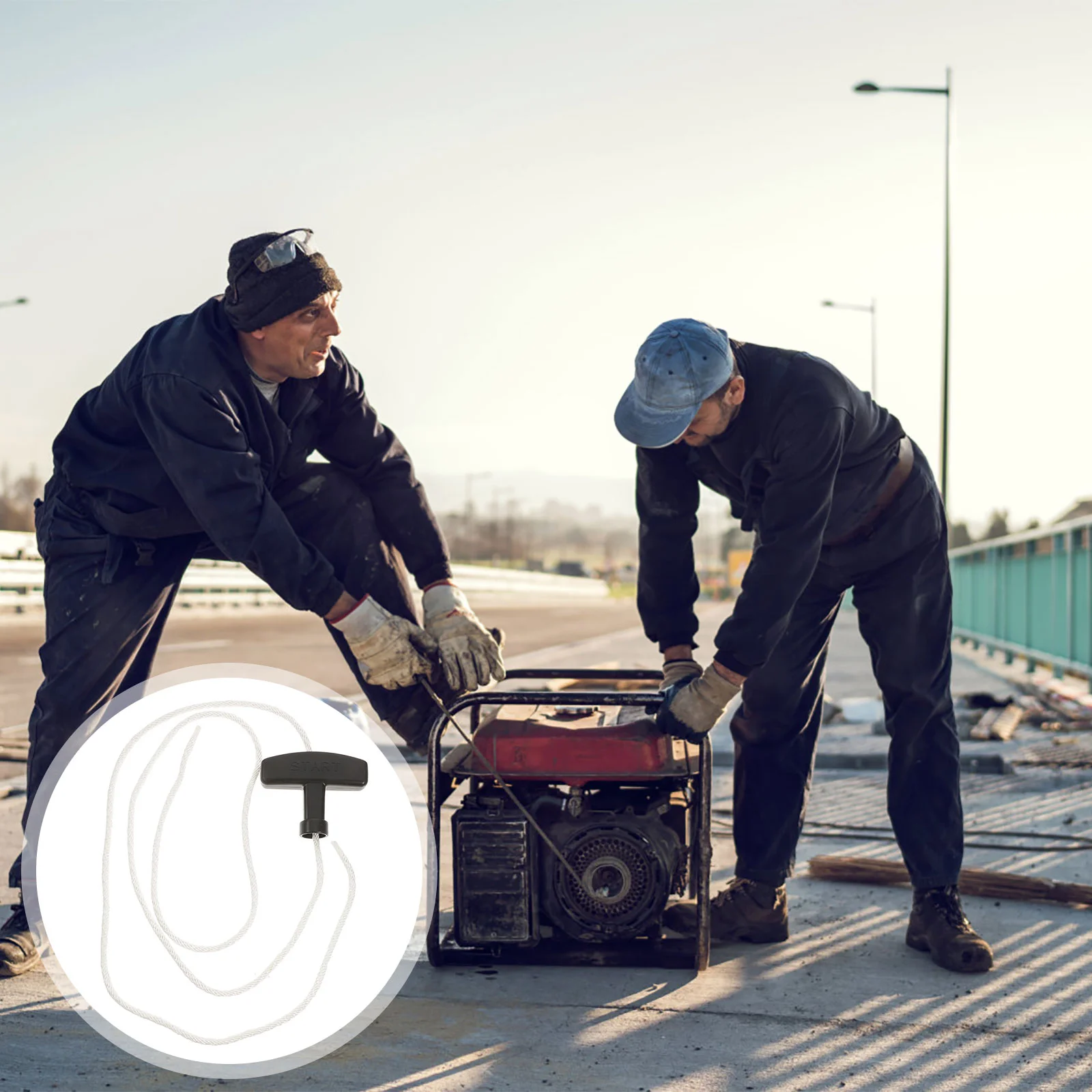 4 комплекта ручек стартера генератор газовый двигатель шнур для гаражных ворот с