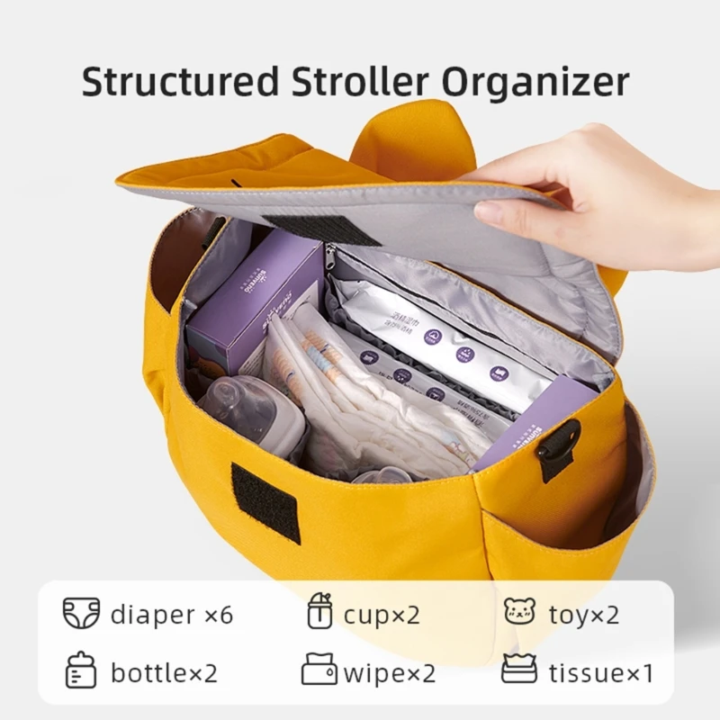 

Milk Bottle Storage Bag Organizer Bag Stroller Diaper Bag Multi-Use Mommy Bags