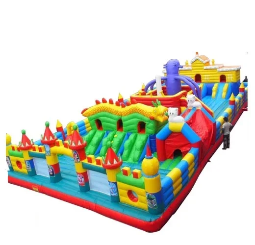 Парк надувной тематический парк замок для взрослых