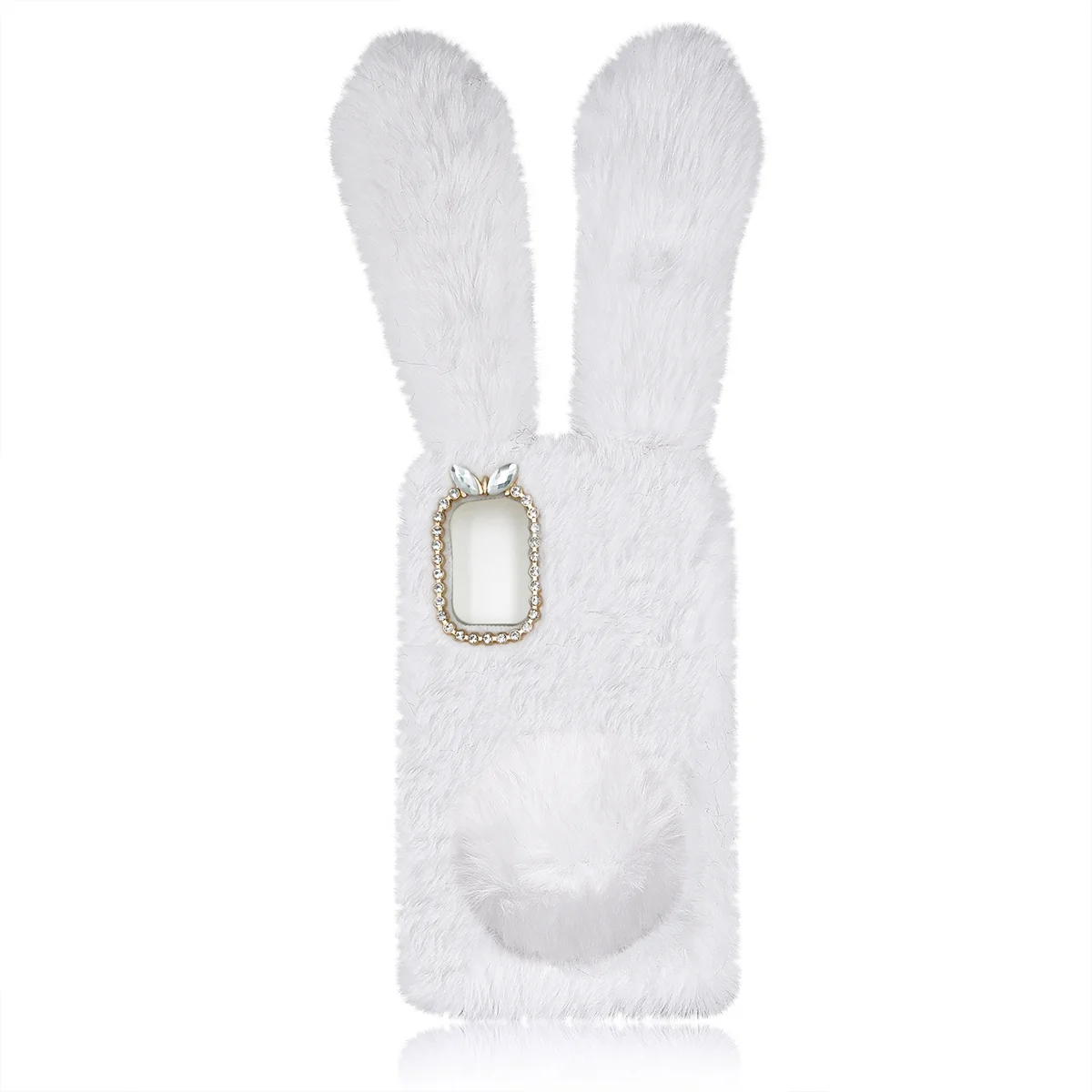 

Plush Case Furry Cartoon Rabbit Fuzzy Compatible with A02s