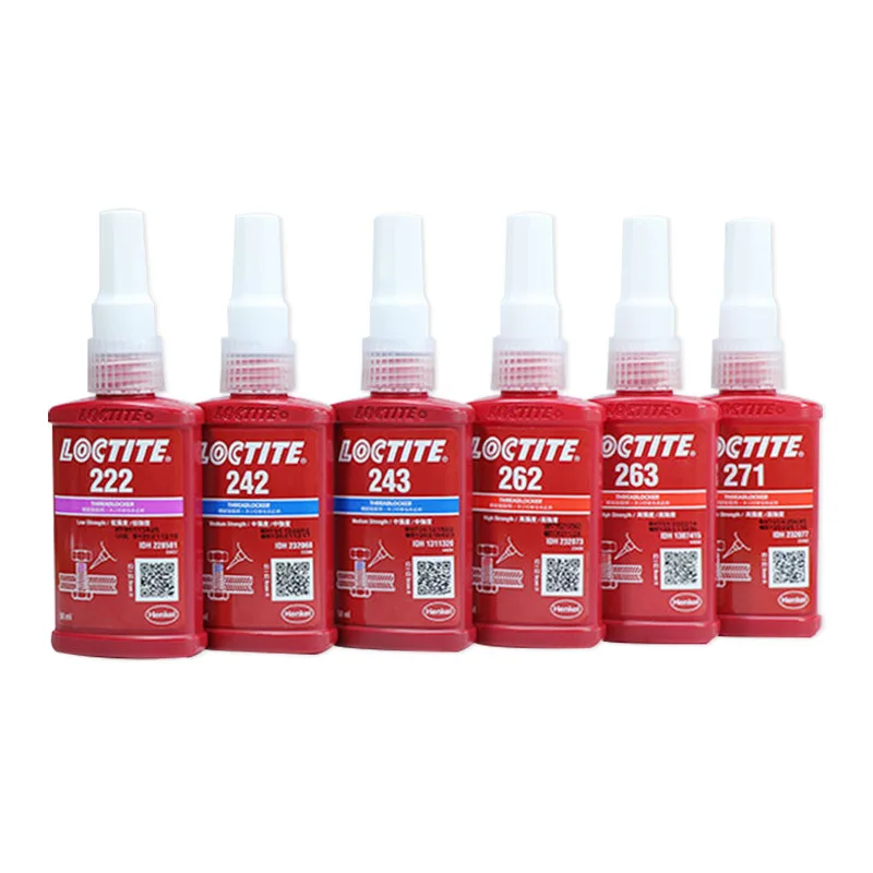 

10pcs New Style Loctite243 262 290 272 277 222 Thread Locking Glue High Strength Seal Anaerobic Glue Waterproof
