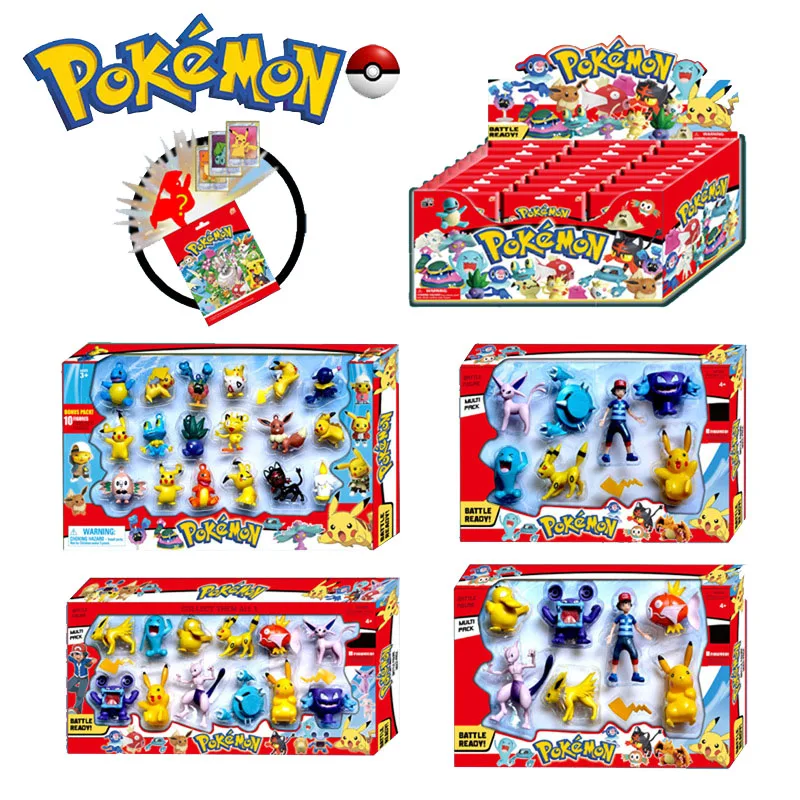 

Pokemon Random Box 24pcs/set Exquisite Box 4-6cm Model Doll Surprise Gift Pikachu Action Figure Toys Children Present Decoration