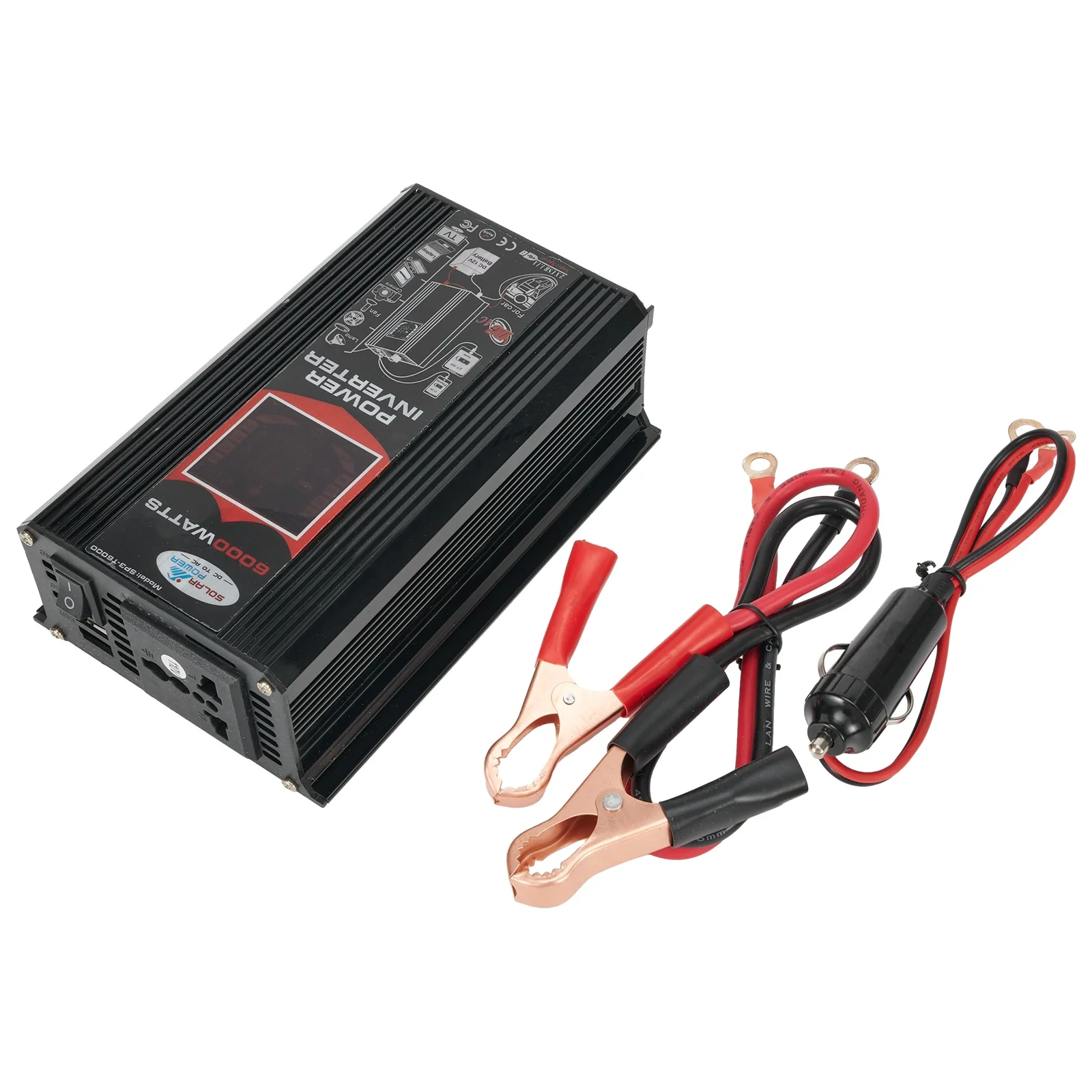 Преобразователь напряжения инвертор постоянного тока 12 В в переменный ток 110