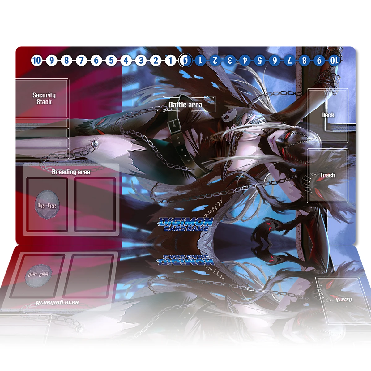 

Игровой коврик Digimon Lady Devimon DTCG, игровой коврик для настольных игр, коврик для мыши в стиле аниме, персонализированный Настольный коврик для дуэли, игровые аксессуары, сумка для зон