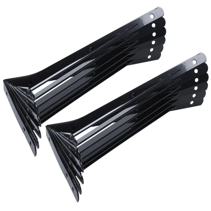 

Heavy Duty Shelf Bracket, Inch Shelf L Brackets 90 Degree Shelf Support Corner Brace Joint Right Angle Brackets 12-Pack