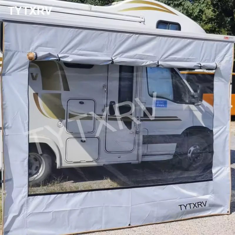 TYTXRV Тент для автофургона Боковой солнцезащитный козырек УФ-блокатор ...