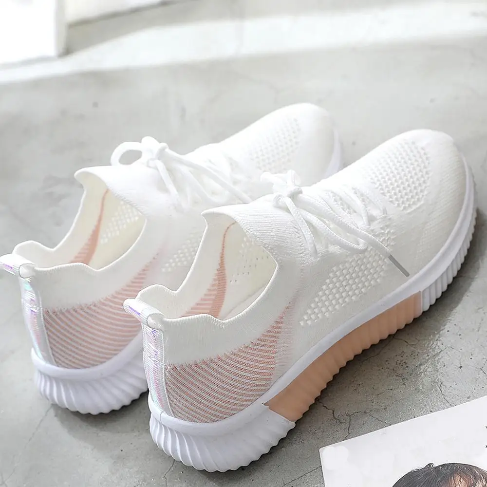 

Summer Women Shoes Mesh Light Breathable Women Sneakers Flats Casual Female Trainers Walking Shoes Zapatillas Mujer