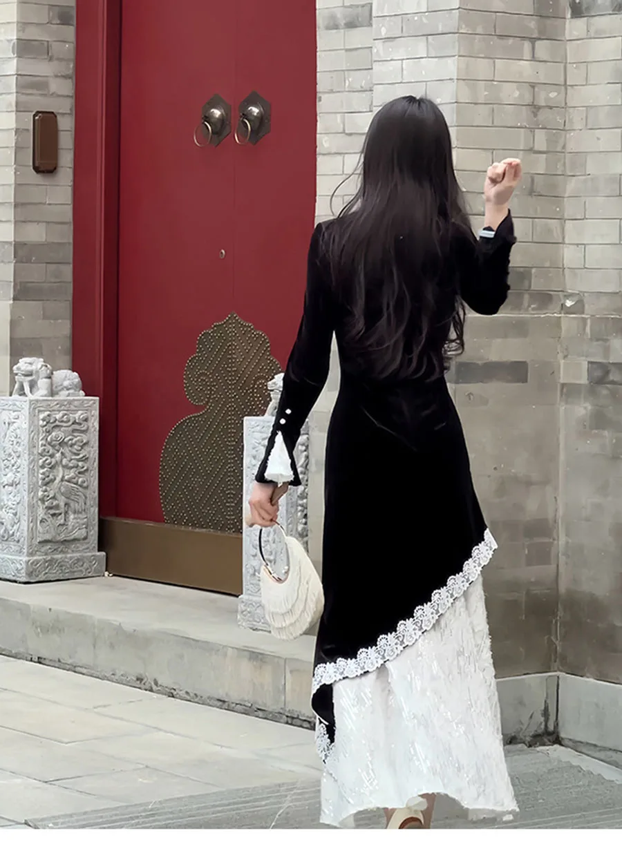 Новое китайское модное стильное простое повседневное цветное белое и черное