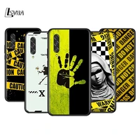 yellow warning off for samsung galaxy a90 a80 a70 a50 a40 a30 a30s a20s a20e a10 a10e a10s s8 s7 s6 edge phone case