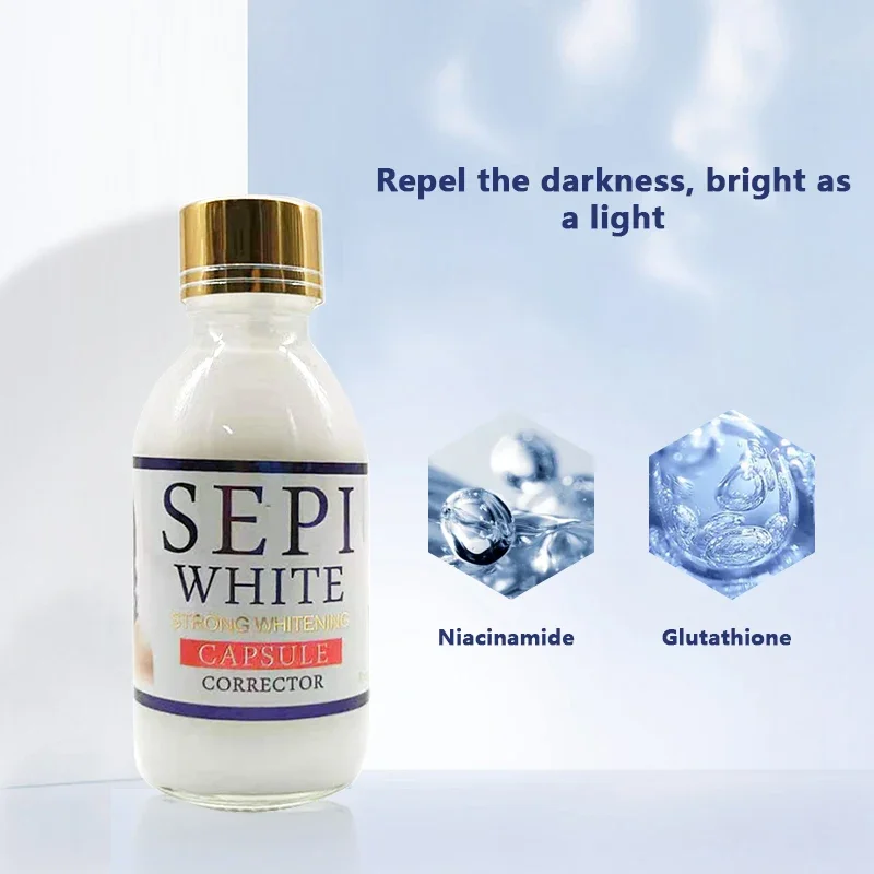 Сильно отбеливающий Увлажняющая сыворотка для темной кожи осветляет и темные