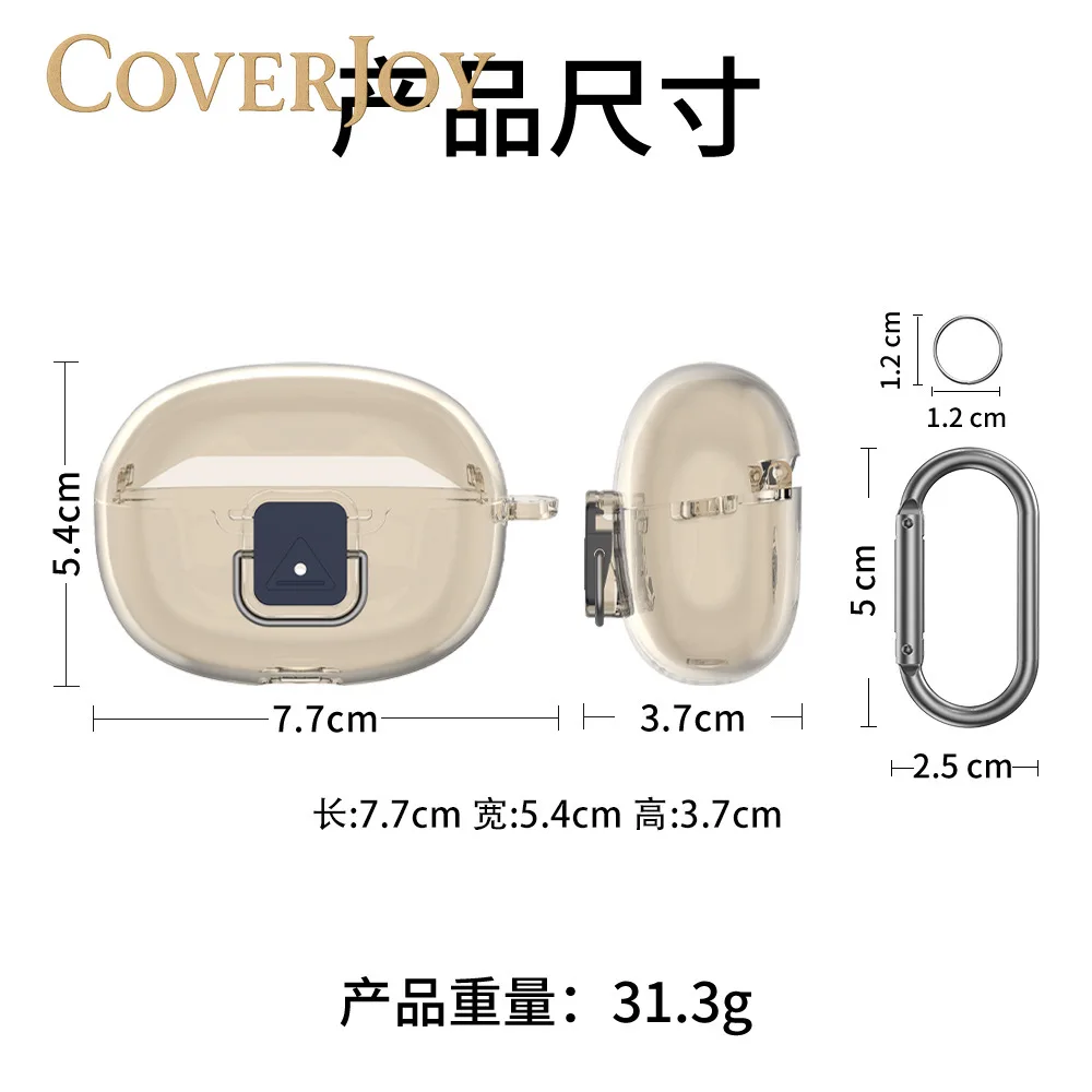Фото Чехол-клипса CoverJoy для наушников SHOKZ OpenDots ONE, защитный чехол из ТПУ, ударопрочный №5