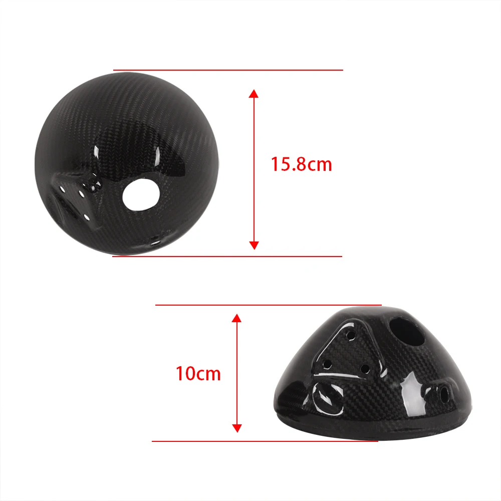 Комплект налобных фонарей из углеродного волокна для Triumph Rocket III 2020-2021 2022 2 шт.