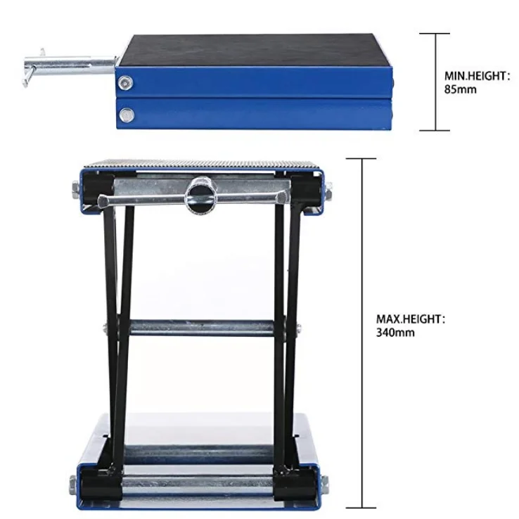 Емкость 1100 фунтов ножничный домкрат для мотоцикла широкая палуба центральная