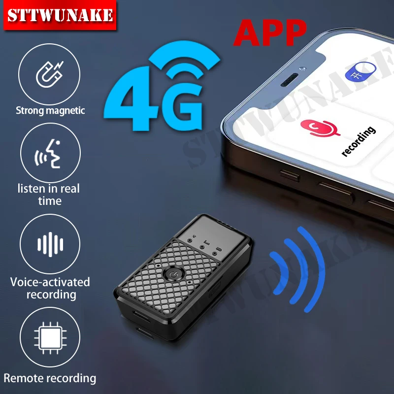 

Mobile APP control Voice recorder sound activated mini recording listening device dictaphone micro audio digital secret small