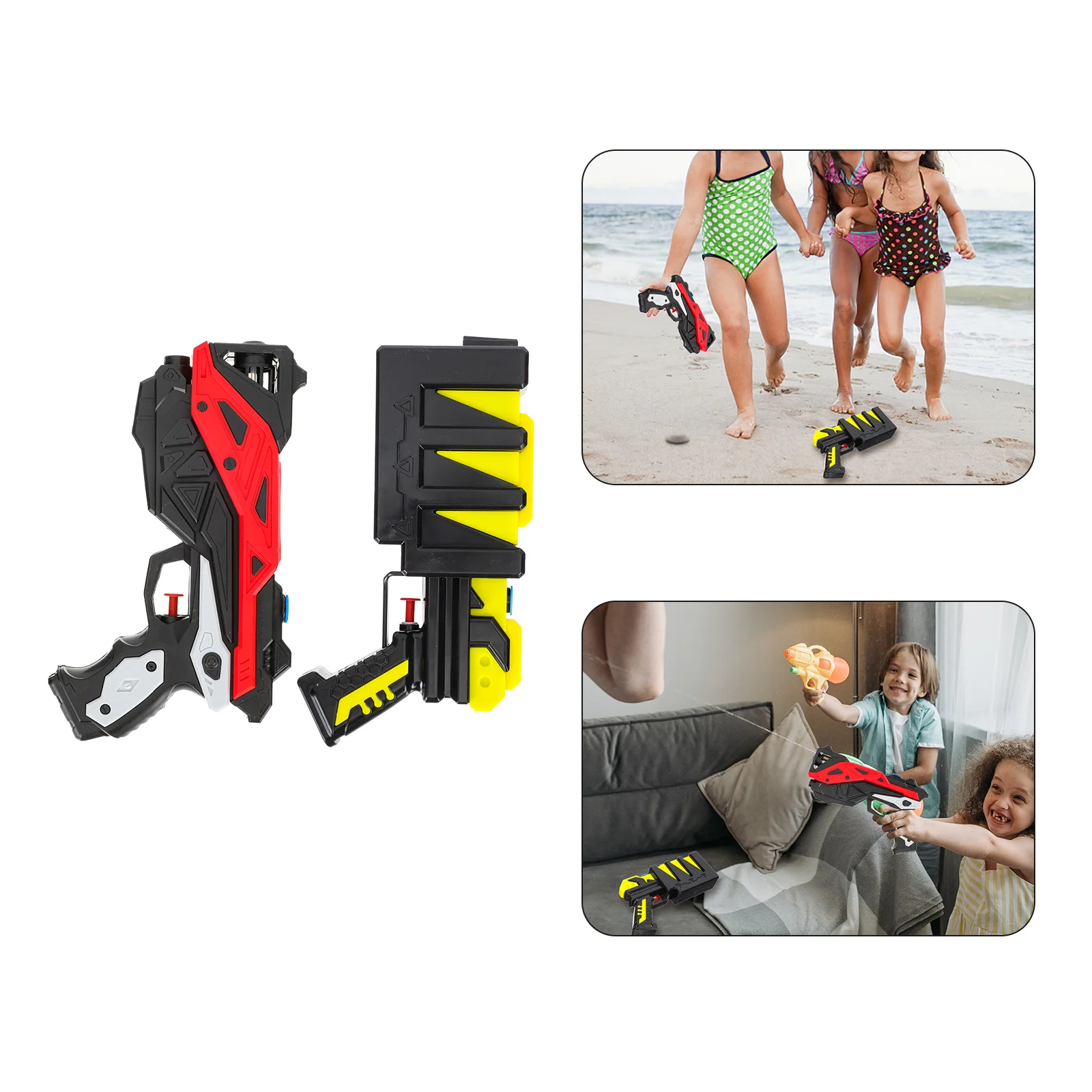 2Pcs Cartoon Water Outdoor Water Shooter Kids Summer Beach Plaything