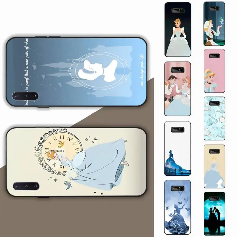

Disney Cinderella Phone Case for Samsung Note 5 7 8 9 10 20 pro plus lite ultra A21 12 72