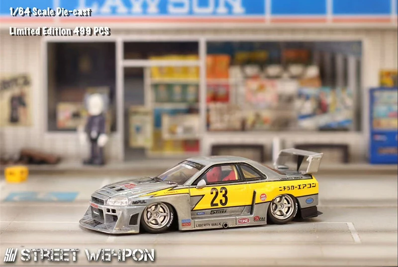 Фото SW 1:64 No 23 LBWK ER34 Специальная версия Flash Raw, ограниченная серия 500, литые модели автомобилей №3