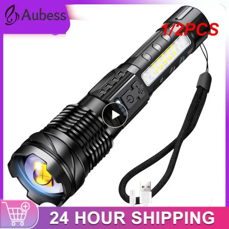 

1/2 шт., перезаряжаемый фонарик с лампой 30 Вт