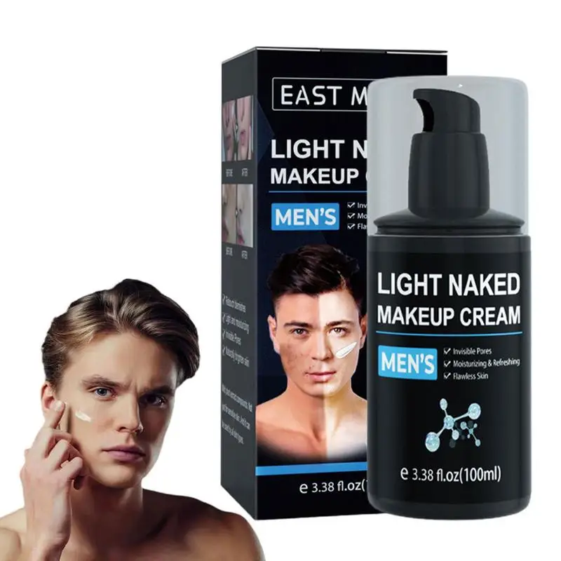 

Men Makeup Cream Face Concealer Primer For Male | Skin Moisturizer Conceal Pores Covering Imperfections Balance Skin Tone