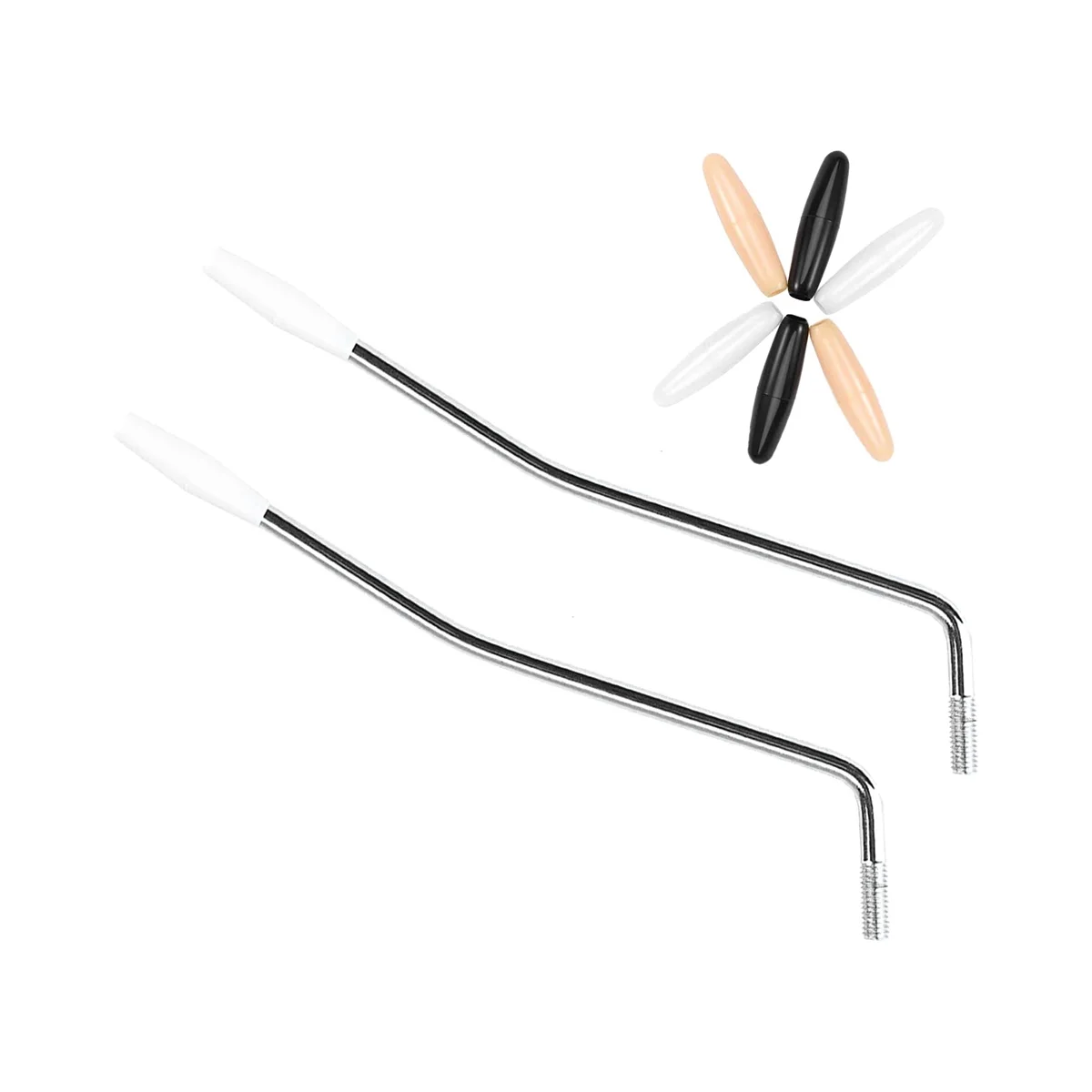 

2 Pieces 5/6Mm Thread Tremolo Arm Whammy Bar,Metal Tremolo Arm with Tip for Electric Guitar Tremolo System