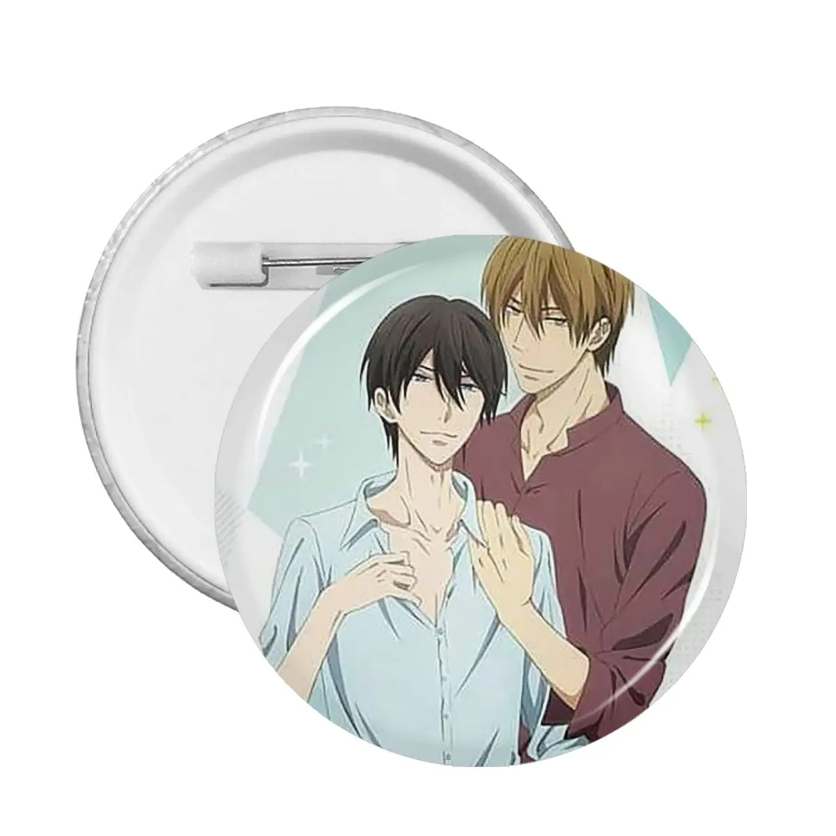 

Anime Dakaretai Otoko 1-i Ni Odosarete Imasu Badges Pins for Backpacks Fashion Brooch 59mm Collar Badge Decoration Gift