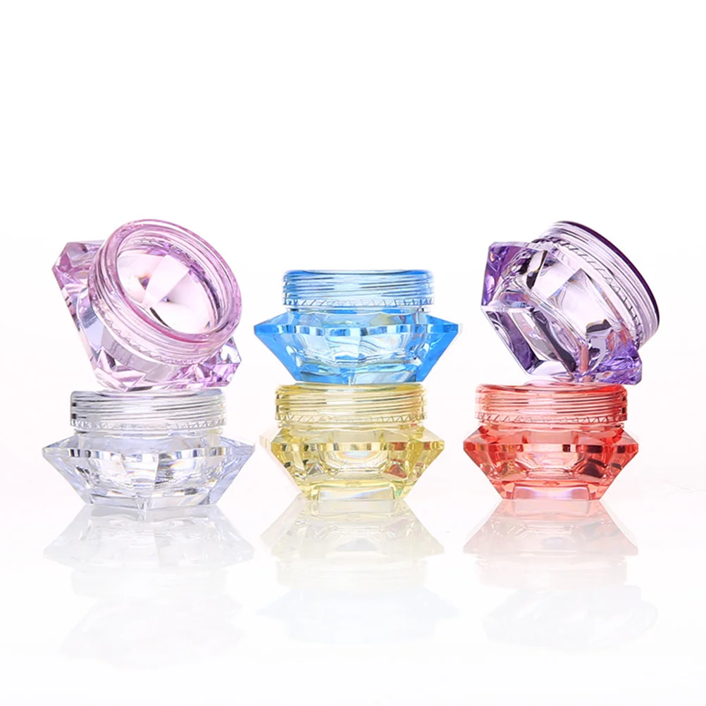 

5 Pcs Travel Bottles Container Sample Containers Loose Powder Container Makeup Container Packaging Filling