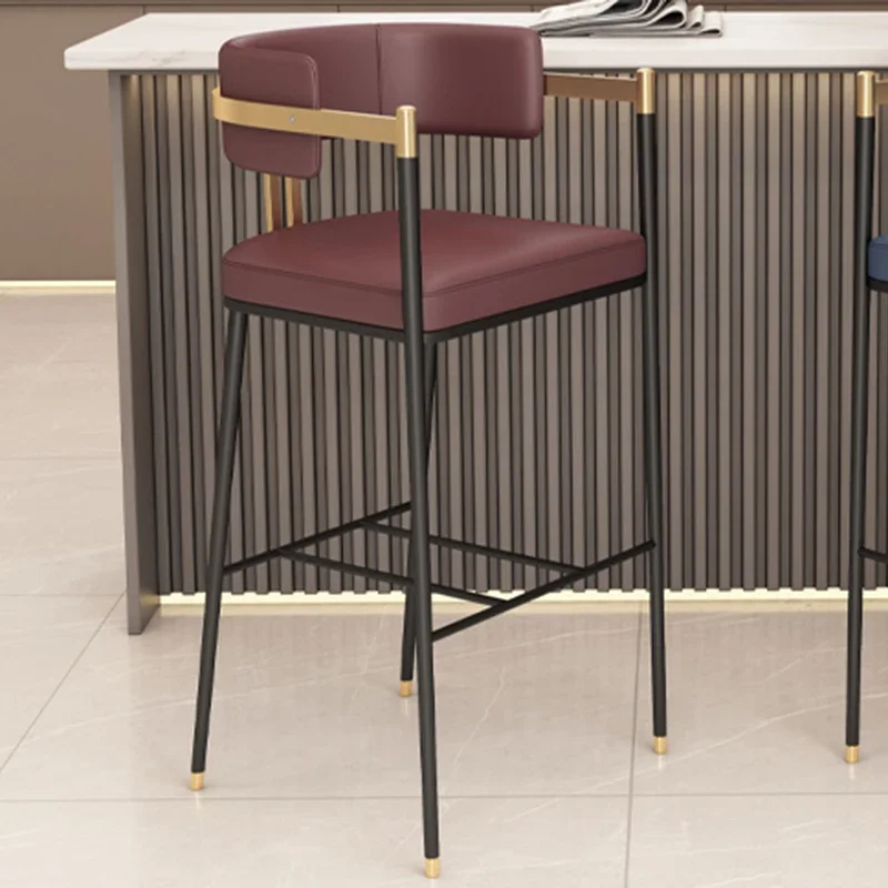 Silla Bar Modern hierro forjado muebles cocina sillas с респилдо Комодо креативная стойка персональным