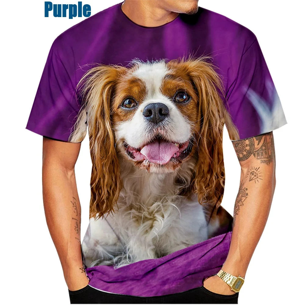 Брендовая летняя футболка BIANYILONG для мужчин и женщин с 3D принтом животных модная